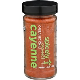 Spicely, Pepper Cayenne Organic, 1.6 Ounce