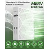 welnek FLRQB5AH23M11 22.7x20.7x4.7 Air Filter Merv 13, Compatible with trane