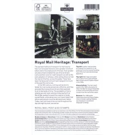 2016 Royal Mail Heritage: Transport Post and Go Presentation Pack PPP22 (Printed no. P&G 22) - Royal Mail Stamps