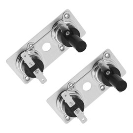 2pcs RV Water Heater Switch for Suburban 232306, Durable ABS & Aluminum Thermostat Switch 120V T-Stat RV Water Heater Parts Accessories Compatible with Suburban