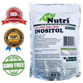 Polvo de inositol (vitamina B8) 100 % puro 2,2 lb (1000 g) de FCNutri