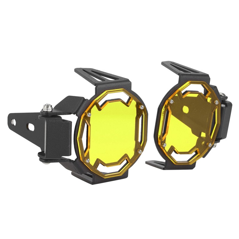Motocycle Fog Light Guard Protective Cover LED Lamp Protector Fit