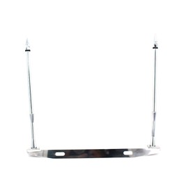GUAIMI License Plate Mounted Double Flag Holder Double Motorcycle Flags (2x The American Flag)