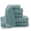 Baltic Linen Pure Elegance Turkish Cotton 6-Piece Towel Set Smoke