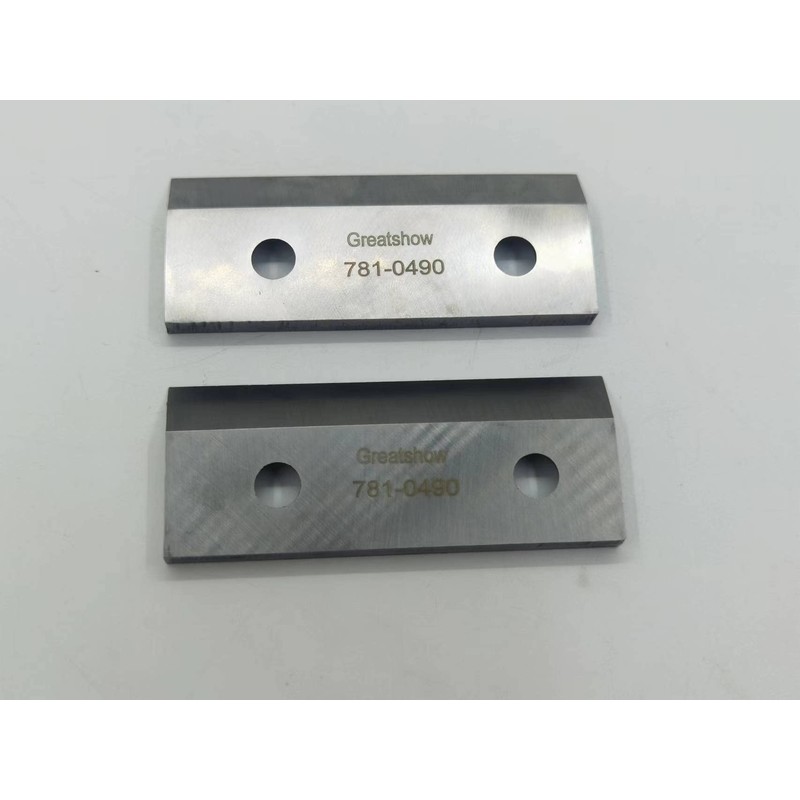 (2) Chipper Blade Knife 981-0490 781-0490 for Craftsman Troy-Bilt MTD