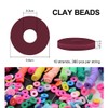MIIIM 3600 PCS 10 Strands Polymer Clay Beads for Jewelry