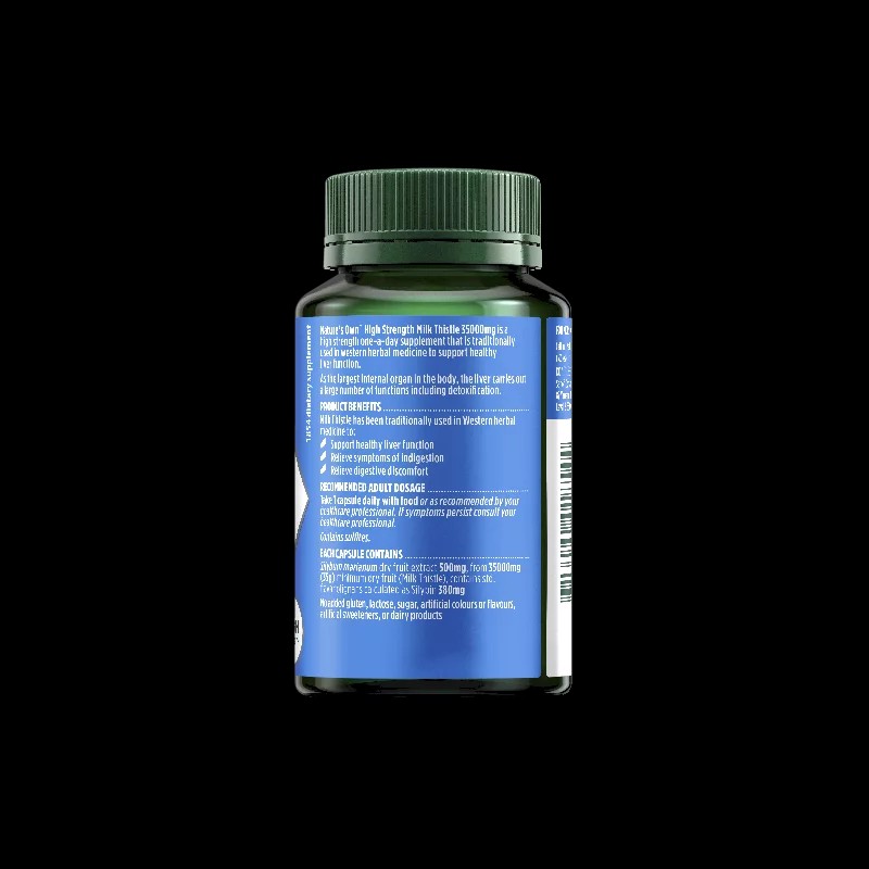 NATURE'S OWN Nature’s Own High Strength Milk Thistle 35000mg 60