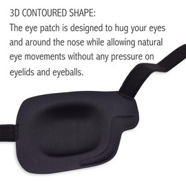 Parche para ojos 3D (ojo derecho)