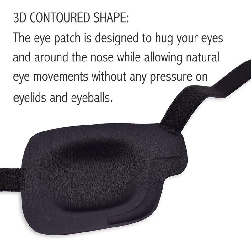 Parche para ojos 3D (ojo derecho)