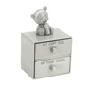 Tooth Box Metal Cute BearShape Storage Case with 2 Drawers