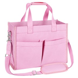 MIAOJIE Tote Bag for Women, Canvas Tote Bag with Pockets Laptop Work Crossbody Purse Travel Bags with Shoulder Strap Everyday Satchel Shoulder Handbags - Black