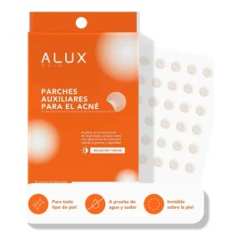 Alux Skin Parches Hidrocoloide Para Acné 30 Piezas Todo Tipo De Piel Díanoche                                                                         