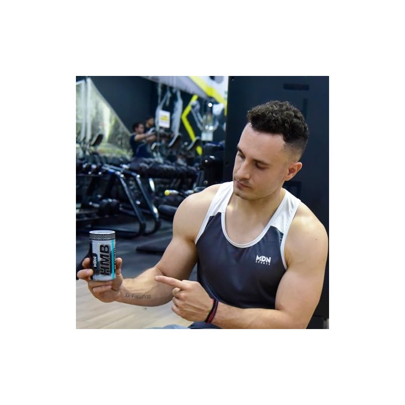 HMB, Mdn Sports, 90 Capletas, Masticables, Sabor Piña