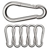 Pack of 6 Carabiner Key Ring Carabiner Hooks 80 mm