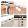 Estuchelandia Clip Organizador De Cables Autoadhesivo Sujetador Usb 20pzas