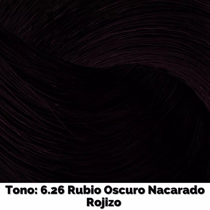 Nutrapel Color Tech Tinte 6.26 Rubio Oscuro Nacarado Rojizo Tubo