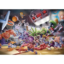 Ravensburger Space Jam: Final Dunk - Exciting 1000 Piece Jigsaw Puzzle for Kids and Adults | Unique Softclick Technology | Vibrant, Glare-Free Finish | Durable Materials for Long-Lasting Enjoyment