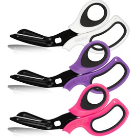 MEUUT 8 inches All Purpose Scissors Multipurpose Heavy Duty Shears, Forged Stainless Steel Utility Scissors Industrial Shears for Household, outdoors, EMT
