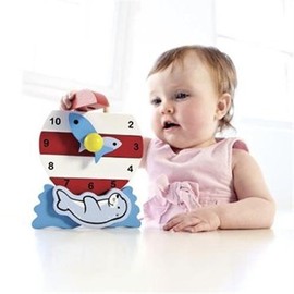 Hape 702845 - Puzzle- Lernspieluhr Ecoline