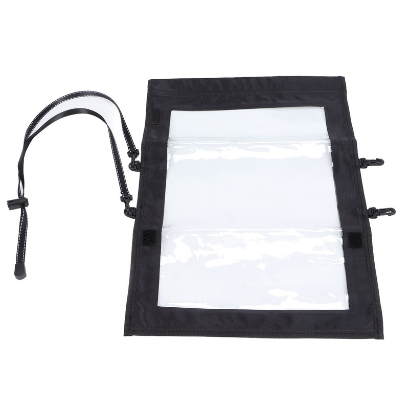 Transparent Map Storage Bag Waterproof Folding Storage Pouch for Outdoor