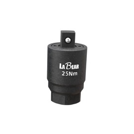 LABEAR - 25Nm Torque Limited Wrench, Manganese Phosphate For Oil filter & Spark Plug,3/8" Drive 25Nm Engine Oil Filter Cap Wrench Torque Limited Adapter