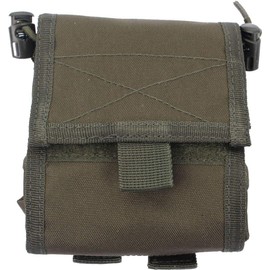 Collapsible MOLLE Shell Pouch (Olive Green)