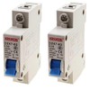 Bumbesti 2pcs 1 Pole 2Pole 230/400V Low-Voltage Miniature Circuit Breaker