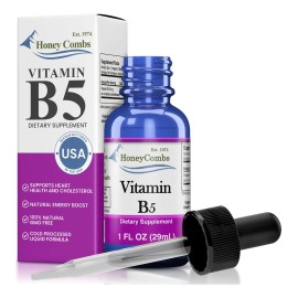 Honeycombs Vitamina B5 Líquida Ácido Pantoténico 1 Fl Oz