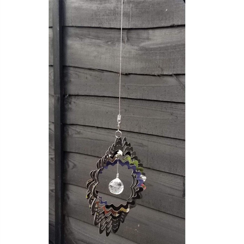 Stainless Steel Wind Spinner For Home Or Garden - Small