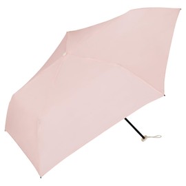 [2024] Wpc. Rain Umbrella Folding Umbrella [Air-Light] Solid Mini Baby Pink Ribs, 21.7 inches (55 cm), Large, Hand Opening, 4.1 oz (115 g), Ultra Lightweight, Women's, Simple, Solid, Stylish, Cute,