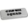 Azeeda 'Groom Squad' Metal Hinged Stationery Tin/Storage Box (TT00234985)