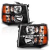 ACANII - For Black 2007-2013 Chevy Silverado 1500 2500HD 3500HD