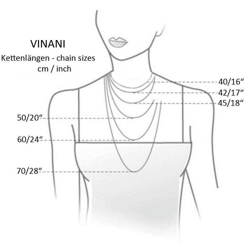Vinani Jewelry Sterling Silver 925 Necklace