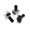 Potenciómetro de resistencia ajustable RV09, control giratorio de alta precisión,