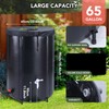 Rihogar 65 Gallon Collapsible Rain Barrel Water Tank - Portable