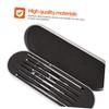 Healeved 1set Comfortable Ear Picks Stainless Steel Ear Wax Removal