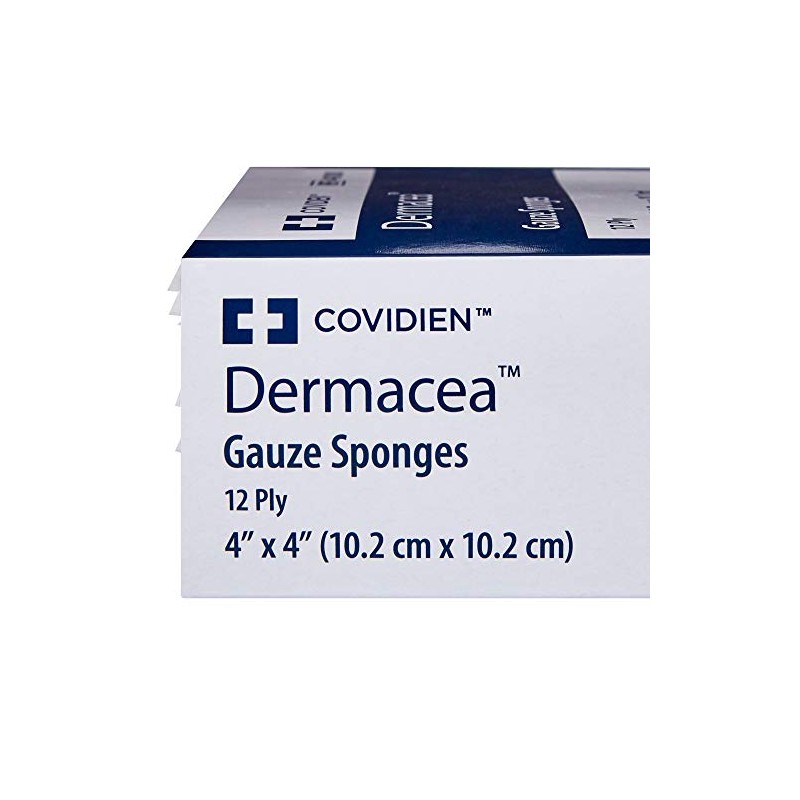 Kendall Dermacea GAUZE SPONGE 4X4X12 STERILE