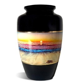 Beach Cremation Urn for Human Ashes for Adult Male & Adult Female, Keepsake Urns for Ashes Burial Funeral Memorial Urns for Ashes Large up 200 Lbs