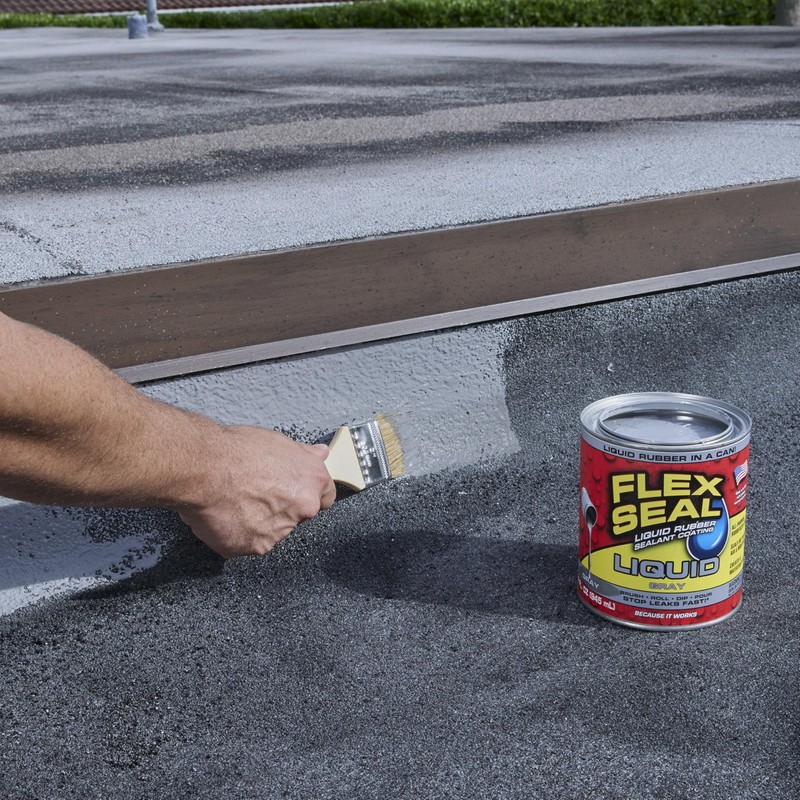 Flex Seal Liquid, Rubber Coating Sealant, Waterproof, Flexible, Breathable, and