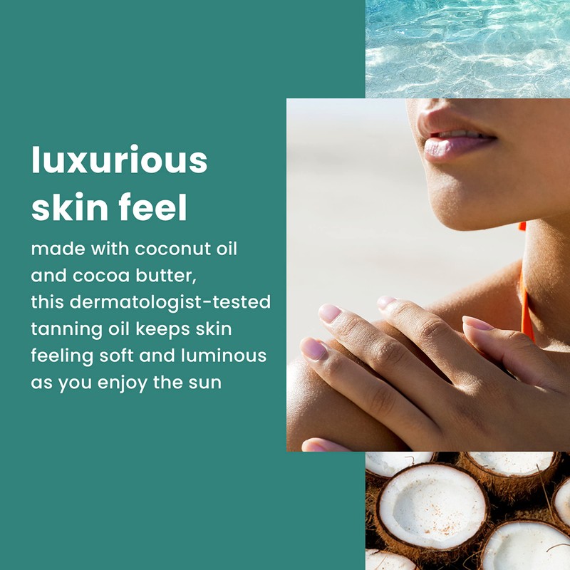 Hawaiian Tropic Dark Tanning Oil, 8oz | Moisturizing Body Oil,