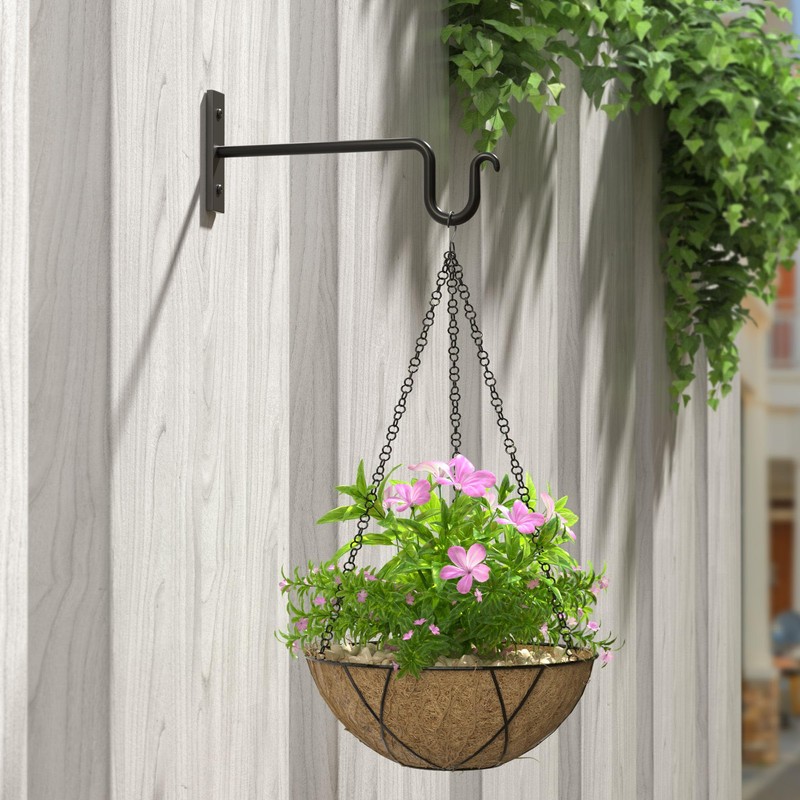 KOOKASHOP Plant Hook Plant Hanger, 2 Pack 8 Inch Plant