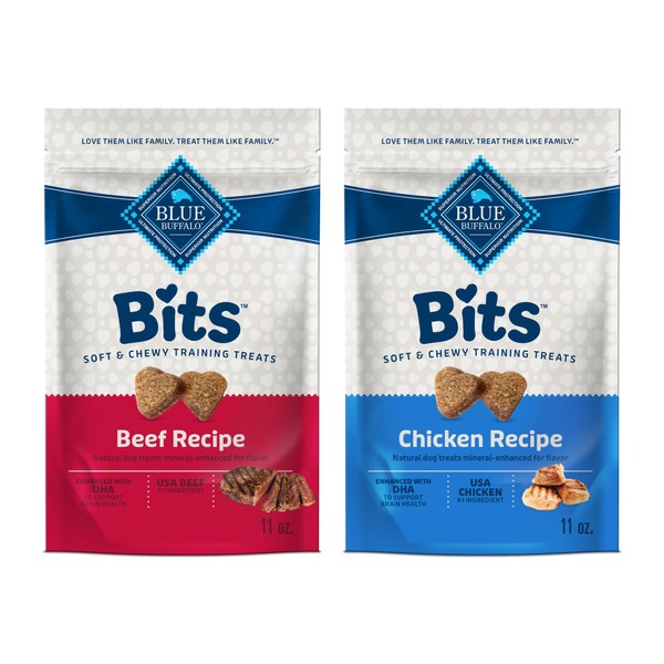 Blue Buffalo Blue Buffalo Bits Soft Dog Treats for Training,