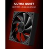 upHere 120mm Computer Case Fan with PWM 4-Pin Interface High