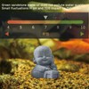Ftplayuiq 4Pack Buddha Sandstone Statues Zen Monk Buddha Statue Zen