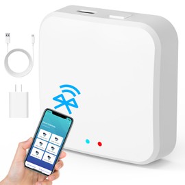 AKK Gateway, Tuya Bluetooth Hub for use with AKK Smart Porch Lights, Work with Smart Life APP and Tuya Smart APP for Remote Control, Voice Control via Alexa & Google Assistant, Works with 2.4GHz Wi-Fi