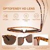 OPTOFENDY Reader Sunglasses for Women Men, Full Lens Outdoor Reading