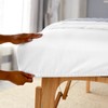 100% Cotton Full Size Fitted Sheet Arctic White, Breathable &