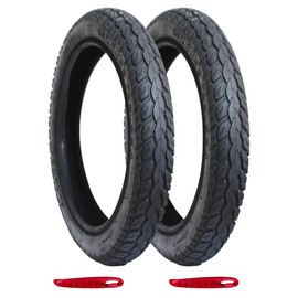 Libereco 2 Pack Electric Bike Tire 14x2.125 (57-254) with 2 Tire Levers Anti-Slip Folding E-Bike, Kids Bike Tire