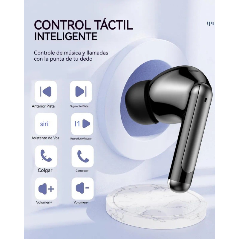 S65 Auriculares Bluetooth TRYMISS Inalmbricos Deportivos Para Gym con Micrfono