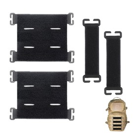 Jilskl Pack of 4 Accessories Velcro, Tactical Accessories, Tactical Hook and Loop, Tactical Velcro Patches Board, Tactical Patches Velcro Holder, for Outdoor Backpacks, Tactical Protective Vests